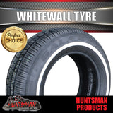 195/65R15 15" Whitewall Galaxy F1 Tyre 18mm Line.  91S White Wall Tire 195 65 15