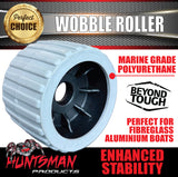 x6 Boat Jet Ski Trailer Wobble Rollers. 73mm x 110mm, 25mm Centre Bore, Grey Rib