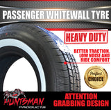 15" Whitewall 235/75R15 Suretrac Tyre 105S.  38MM White Line 235 75 15
