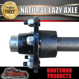 Lazy 5 Stud Trailer Axle 39mm Round Natural 60-79" Axles 750KG