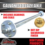 Lazy 5 Stud Trailer Axle 45mm SQ Galvanised 64-79". 1400KG rated