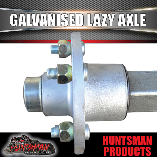 Lazy 1000Kg Trailer Boat Caravan Axle 40mm Square Galvanised 77-96