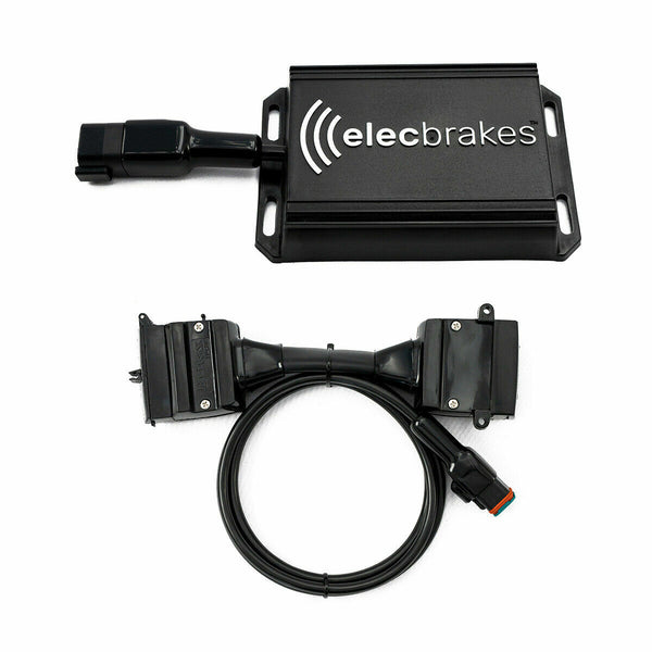Elecbrakes Bluetooth Electric Brake Controller with Flat to Flat Plug