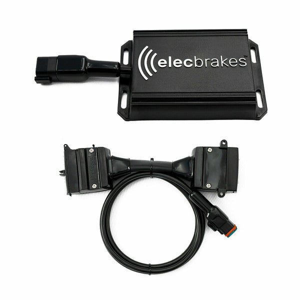 Elecbrakes Bluetooth Electric Brake Controller with Flat to Flat Plug Adaptor