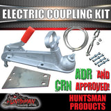 10" 6 Stud Trailer Caravan Electric Drum Brake & Coupling Kit + Japanese Koyo Bearings