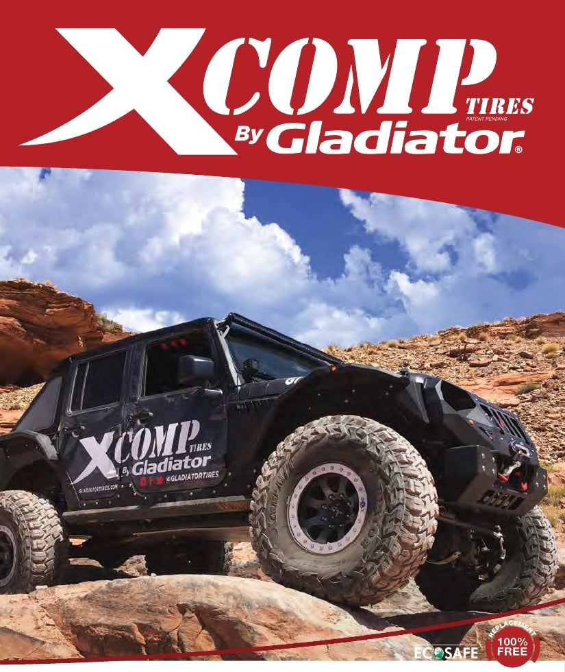 35x12.5R15 L/T 118Q Gladiator X-COMP  8 Ply Mud Tyre 35 12.5 15