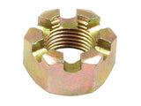 1 x Trailer Castle Nut 1-1/8" UNF Gold Finish For 3 Tonne 63mm & 65mm Axles