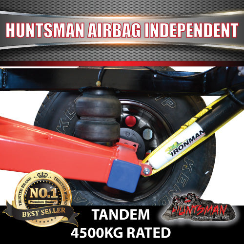 4500KG Tandem Trailer Caravan Off road Air Bag Independent Suspension