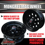 13X5 Trailer Caravan Baby Mongrel Alloy Mag Wheel: suits Ford pattern