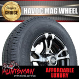 14" Havoc Trailer Caravan Alloy & 185R14C Tyre suits HT Holden pattern. 185 14