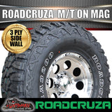 15x10 GT Alloy Mag Wheel 6/139.7 PCD & 33X12.5R15 Roadcruza Mud Tyre 33 12.5 15.