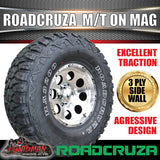 15x8 GT Alloy Mag Wheel 6/139.7 PCD & 33X12.5R15 Roadcruza Mud Tyre 33 12.5 15