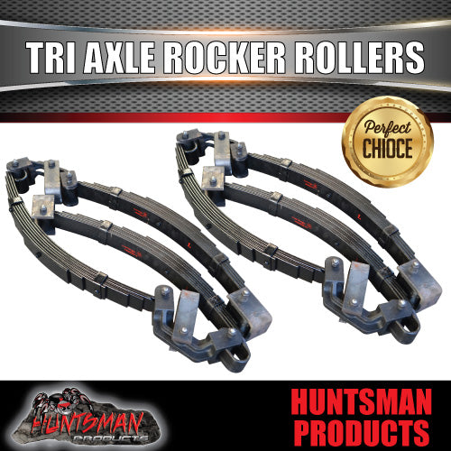 Trailer Spring Rocker Boxes Tri 4500Kg 6 Leaf Rocker Roller Trailer Spring Set & High Tensile 5/8 ...