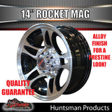 Low Profile Boat Trailer 14" HQ Holden Pattern Rocket Mag Wheel Rim & 175/65R14C Tyre