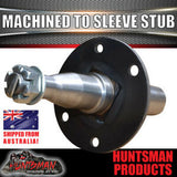 DIY 2000kg GVM TANDEM TRAILER KIT, SPRINGS HYDRAULIC DRUM BRAKES. STUB AXLES