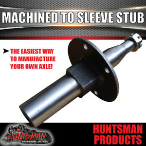 2000KG Tandem Trailer Caravan Suspension Kit. Slipper Springs. Hydraulic Drum Brakes. Machined Stub Axles