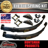 EYE TO EYE DIY SINGLE AXLE TRAILER KIT. 1000KG.  77'' - 96''.