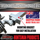 3500Kg Tandem Boat Trailer Torsion Bar Independent Suspension Kit. 12'' Stainless Disc Brakes