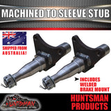 DIY 1400Kg Boat Jet Ski Trailer Kit. Slipper Springs Mechanical Disc, Stub Axles