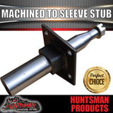 DIY 2000kg Tandem Trailer Kit. Electric Brakes Machined Stub Axles, Slipper Springs Koyo Bearings