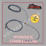 12ft BOAT TRAILER HYDRAULIC BRAKE STAINLESS STEEL BRAIDED FLEXI LINE KIT