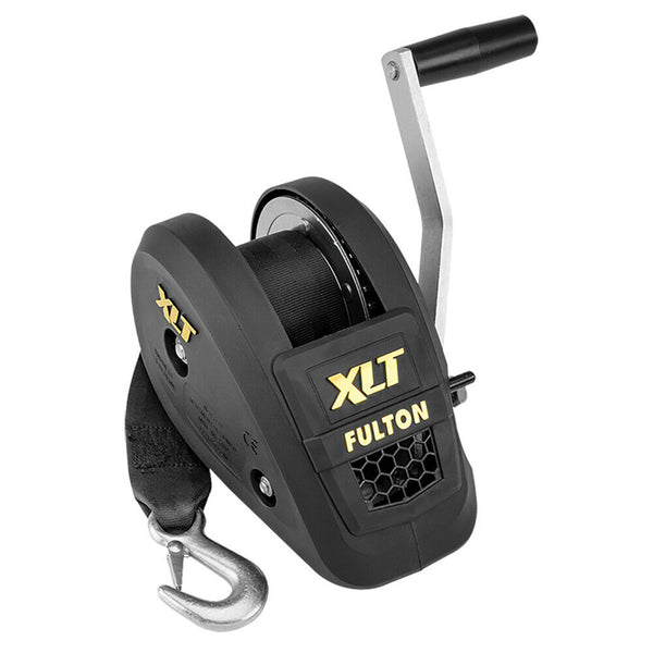 Fulton 142311 1500Lb Single Speed Winch 20' Strap Included Black Cover