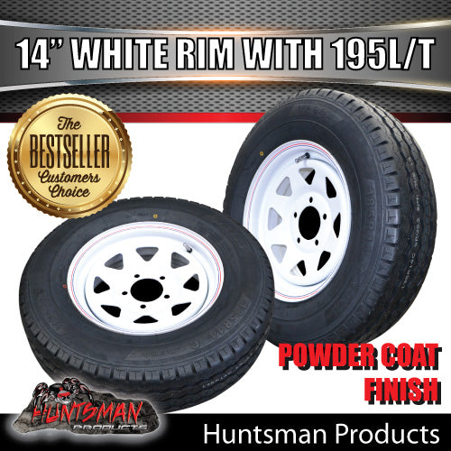 TRAILER WHEEL & TYRE: FORD. 195R14L/T – huntsmanproducts