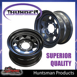 17X8 6 Stud Thunder Steel Rim +20 Offset 6/139.7 PCD.  Fits Ranger, Hilux, D-Max, BT-50 etc