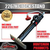 x4 trailer caravan canopy jack stands. 2267kg rated. heavy duty, 250mm extension