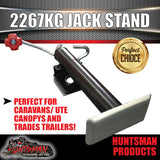 x4 trailer caravan canopy jack stands. 2267kg rated. heavy duty, 270mm extension