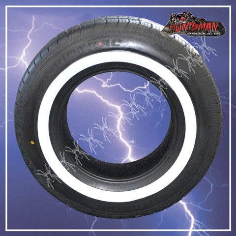 225/75R15 SURETRAC WHITEWALL TYRE. 37MM WHITE WALL LINE 225 75 15