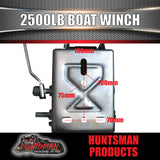 2500lbs 1136kgs 8m Strap Hand Winch. 2-Speed. Boat trailer