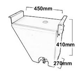 WIDE BODY 30 LITRE MUDGUARD WATER TANK. PRV30WB