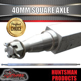 Galvanised Trailer Solid Axle 40mm Square 64". 1625mm. 1000Kg. Boat Jetski