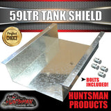 Caravan Camper Trailer 59 Litre underbody Water Tank With Protective Shield