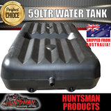 59 LITRE CARAVAN TRAILER UNDERBODY WATER TANK WITH PROTECTIVE SHIELD