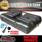 59 LITRE CARAVAN TRAILER UNDERBODY WATER TANK WITH PROTECTIVE SHIELD