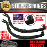 5 Leaf 45mm Eye & Slipper Spring, Hanger & U Bolt Kit 1000kg.
