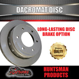 x2 Huntsman 12" Dacromet 6 Stud L/C Ventilated Boat Trailer Slip Over Discs