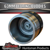 4x 63mm STAINLESS STEEL TRAILER BEARING PROTECTORS. BEARING BUDDYS
