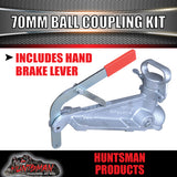 70mm 4.5T Electric Brake Caravan Trailer Coupling Kit. CTA Approved