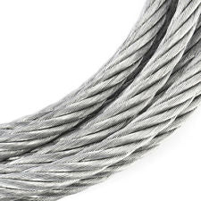 500 Metres Zinc Plated 7x7 steel 4mm Wire Cable Rope