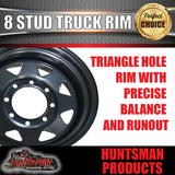 16x8 8/170 PCD Black thunder Steel Wheel Rim -10 Offset, suit F250 F350 2000+