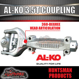 Alko Off Road 3500Kg Fixed Head Electric Brake Trailer Caravan Coupling Kit. 619350