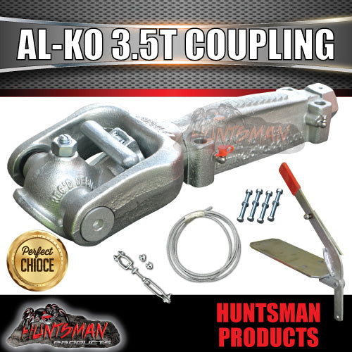 Alko Off Road 3500Kg Fixed Head Electric Brake Trailer Caravan Coupling Kit. 619350