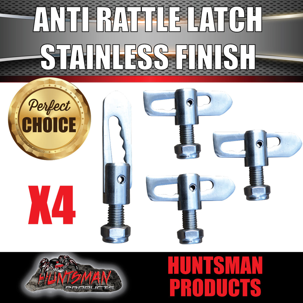 x4 Trailer Ute Stainless Steel Tailgate Anti Rattle Latch Luce Catch ...