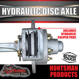 3200KG DIY HYDRAULIC DISC BRAKED BOAT TRAILER KIT.