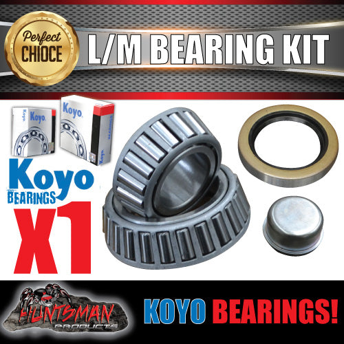 x1 Koyo Japanese LM Holden Trailer Caravan Tapered Bearing Kit 67048 & 11949