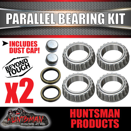x2 Ford Parallel 68149 Trailer Wheel Bearing Kits With Oil Seal & Dust Cap 1600kg