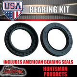 x2 Dacromat Ford Stud Trailer Hubs KOYO American Bearings L68149 & L44649